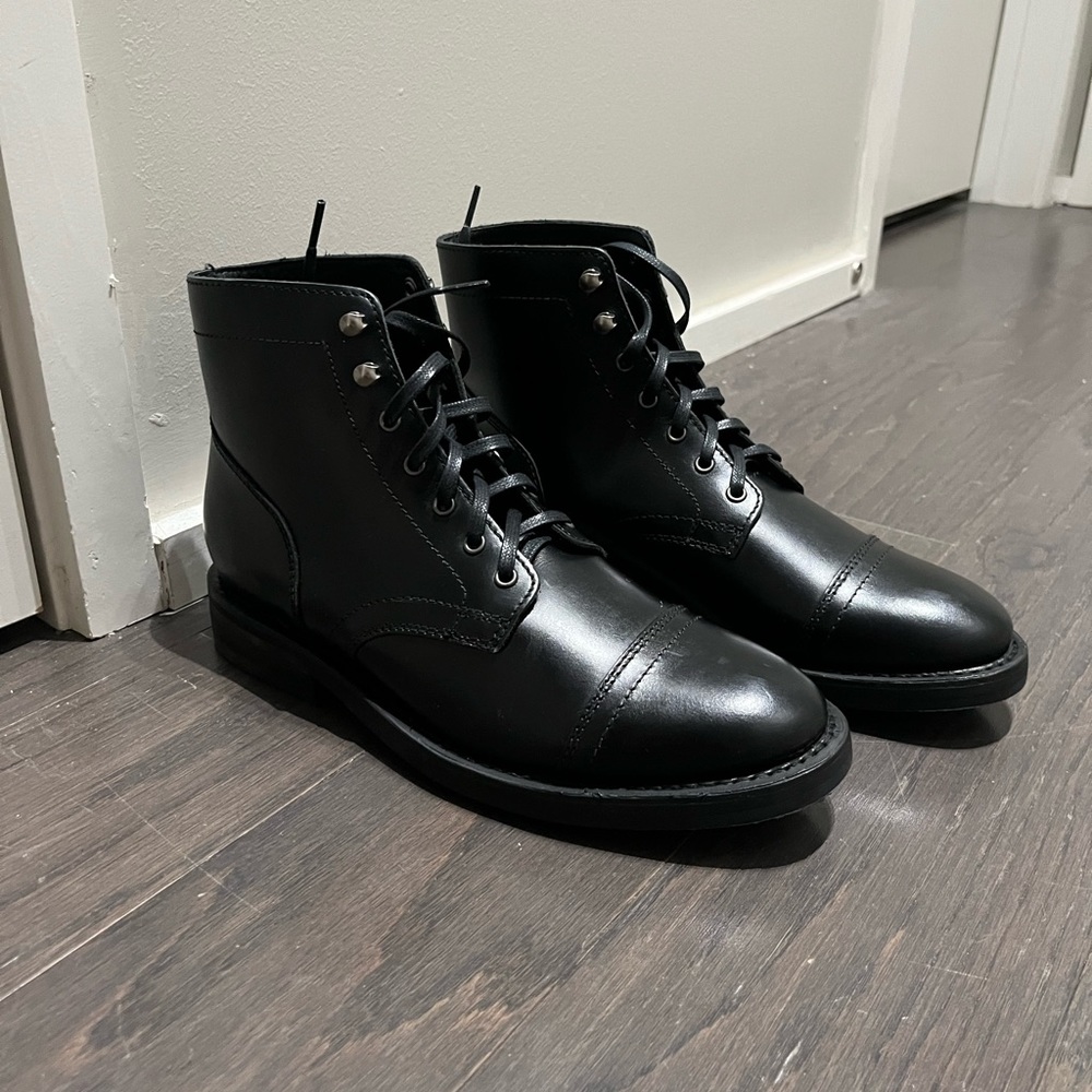Thursday Boots - Black Captain size 8